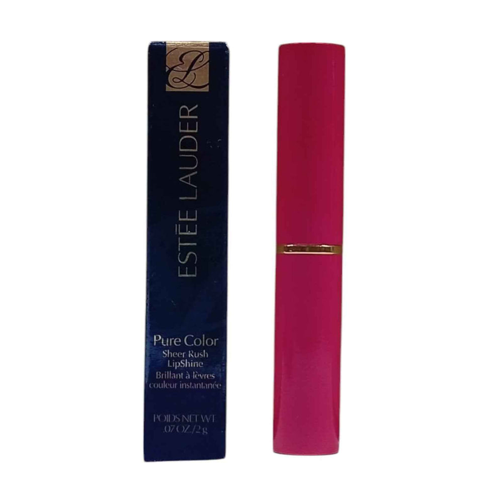 Estee Lauder Pure Color - Sheer Rush – Lip Gloss for Women, Pink Patent, 2 g