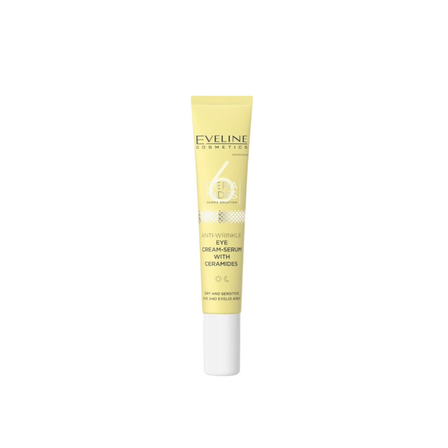 Eveline Cosmetics 6 Ceramides Ceramides Anti-Wrinkle – Eye Cream for Women, 20 ml