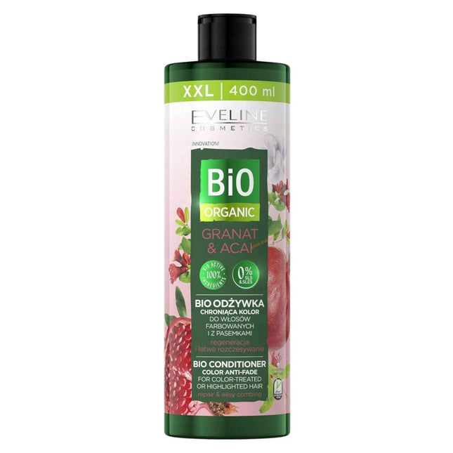 Eveline Cosmetics Bio Organic – Hair Conditioner Unisex, Anti-Fade, 400 ml Tester