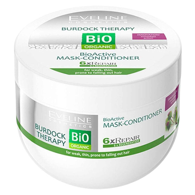 Eveline Cosmetics Bio Organic – Hair Conditioner for Women, Repairing, 300 ml Tester