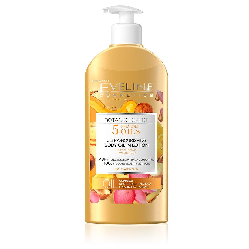 Eveline Cosmetics Botanic Expert Ultra-Nourishing Rose Deeply Nourishing Apply daily – Body Lotion for Women, 350 ml