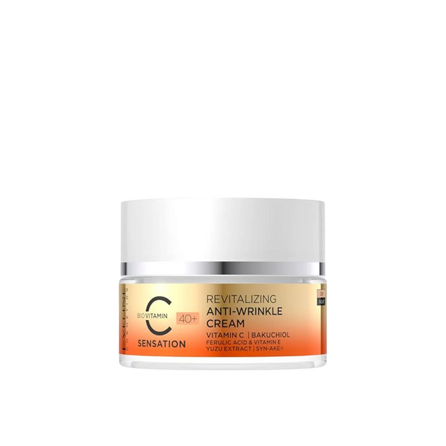 Eveline Cosmetics C Sensation Anti-Wrinkle Day & Night – Cream for Women, For Face, 50 ml
