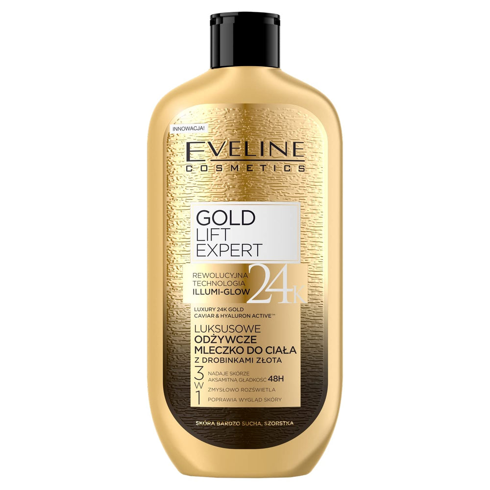 Eveline Cosmetics Luxury Expert Illuminating – Body Lotion for Women, Body, 350 ml