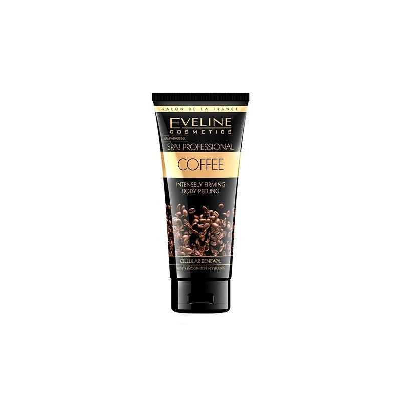 Eveline Cosmetics Spa! Professional Caffeine Peeling – Body Scrub for Women, 200 ml