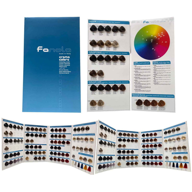 Fanola Crema Colore – Hair Colour Chart for Women