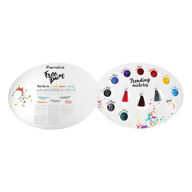 Fanola Free Paint – Hair Colour Chart for Women
