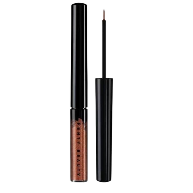 Fenty Beauty Glitty Lid Precise – Liquid Eyeliner for Women, Ritzy Rose, 17.6 g