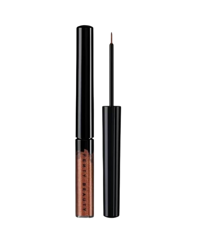 Fenty Beauty Glitty Lid Precise – Liquid Eyeliner for Women, Ritzy Rose, 17.6 g