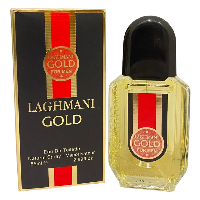 Fine Perfumery Laghmani Black Gold – Eau de Toilette for Men, 85 ml