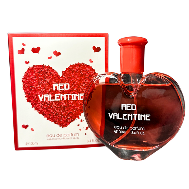 Fine Perfumery Red Valentine – Eau de Parfum for Women, 100 ml