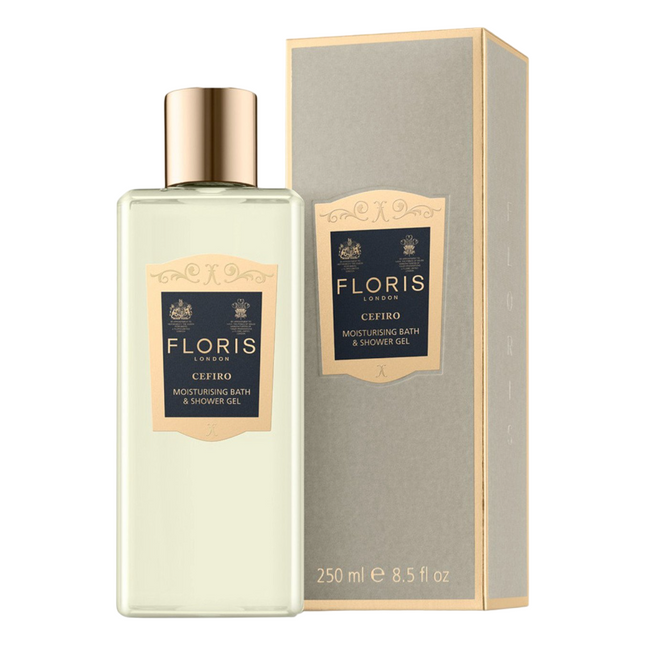 Floris Of London Cefiro Moisturizing – Shower Gel for Men, For All Skin Types, 250 ml