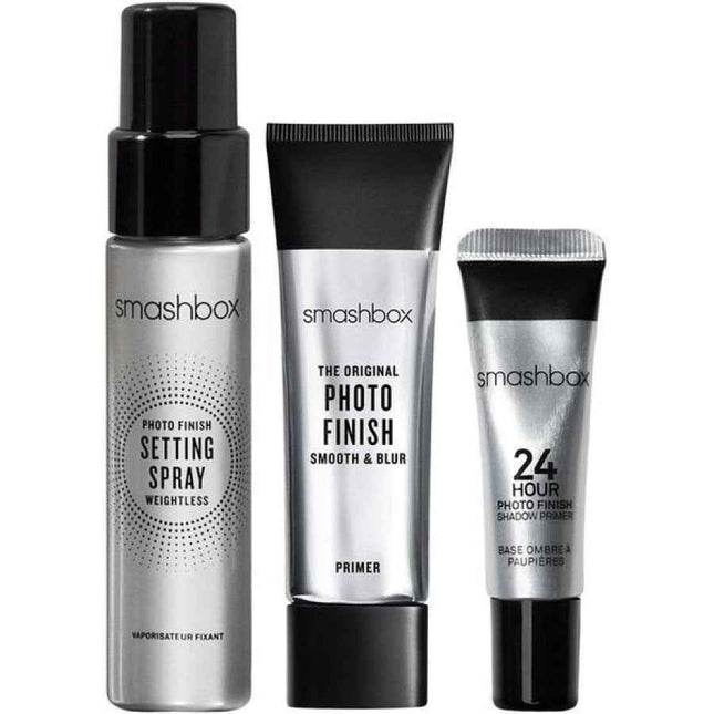 Smashbox Set Smashbox: Photo Finish Matte Finish Liquid Primer 12 ml + Photo Finish – Setting Spray for Women, 30 ml + Photo Finish, Eyeshadow Primer, 7 ml