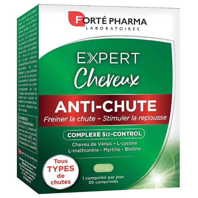Forte Pharma Expert Anti-Chute Vitamin B3 – Hair Growth Vitamins Unisex, Supports Hair Growth, 30 pcs