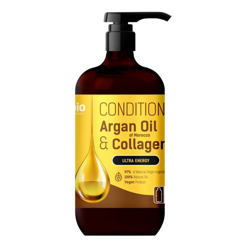 Bio Naturell Argan Oil of Morocco & Collagen – Hair Conditioner Unisex, Regenerating, 946 ml