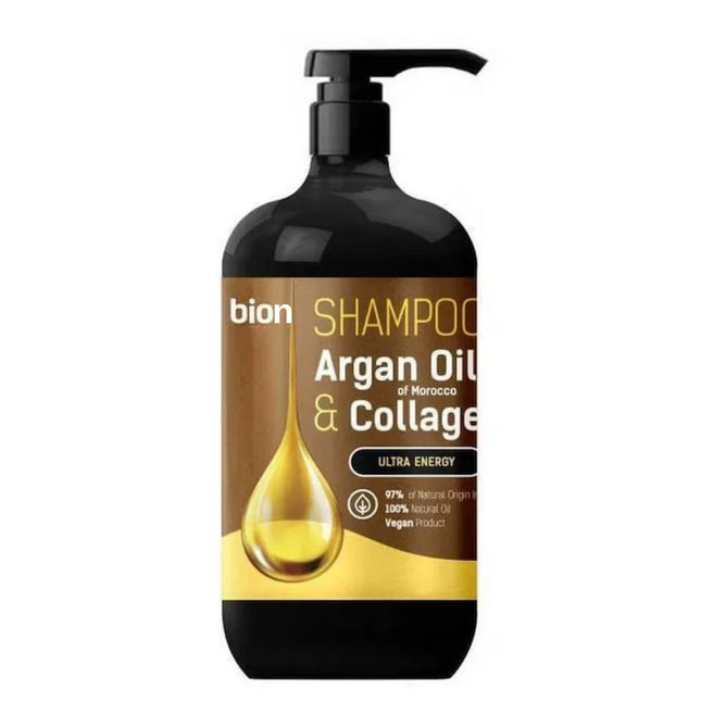 Bio Naturell Argan Oil of Morocco & Collagen – Hair Shampoo Unisex, Regenerating, 946 ml