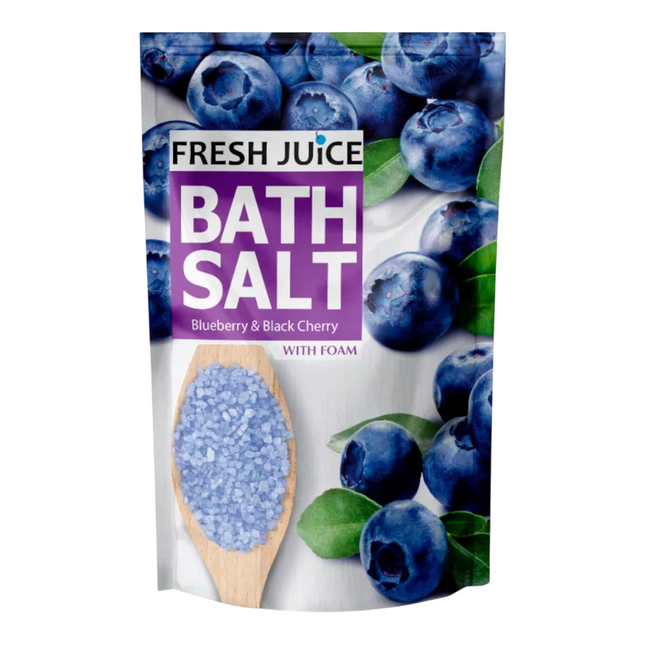 Fresh Juice Blueberry & Black Cherry – Bath Salt Unisex, 500 g