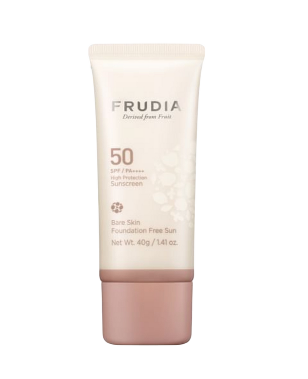Frudia Bare Skin Brightening – Liquid Foundation for Women, SPF 50+, 40 ml