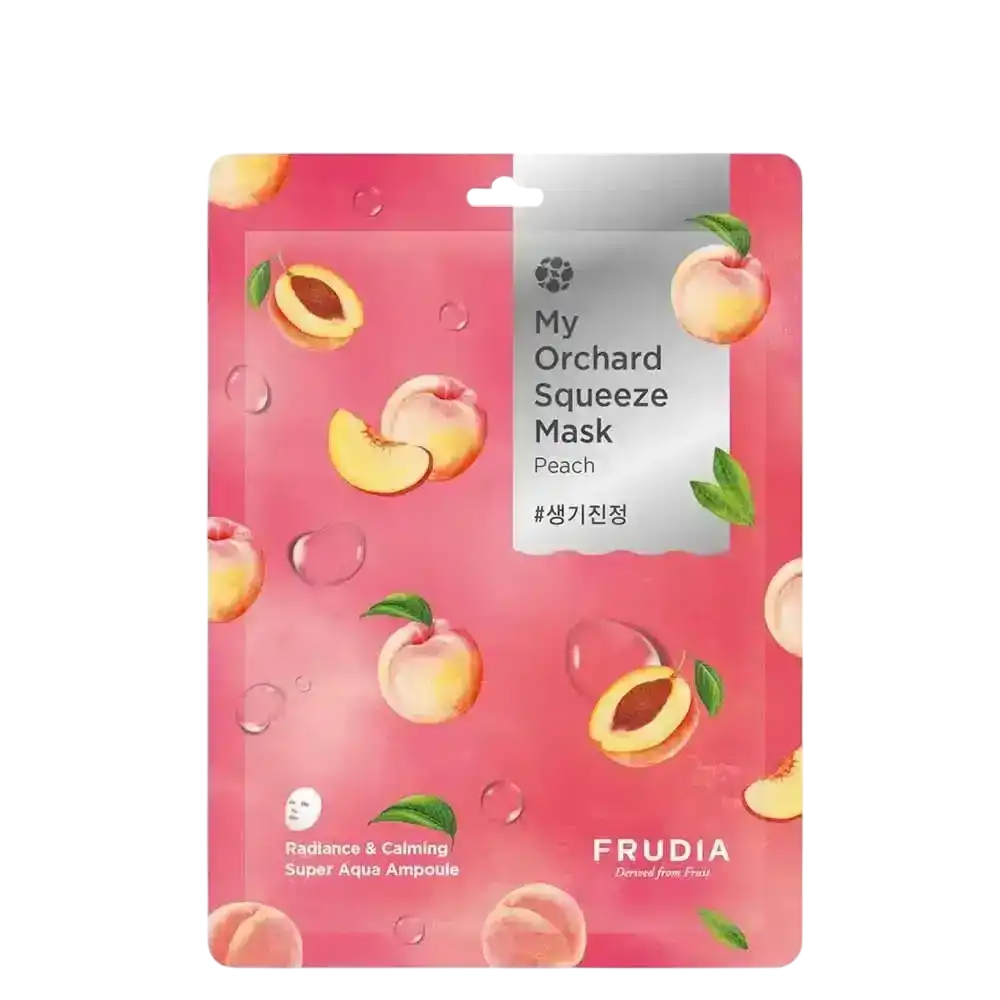 Frudia My Orchard Squeeze Mask Peach Calming – Sheet Mask for Women, For Face, 21 ml