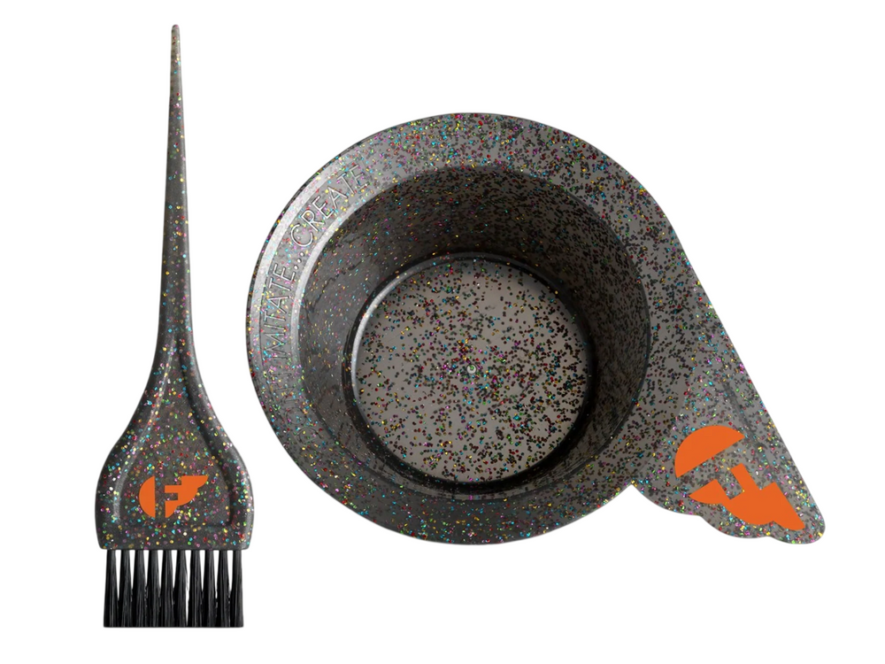 Fudge Professional Glitter – Plastic Colour Mixing Bowl Unisex, Grey