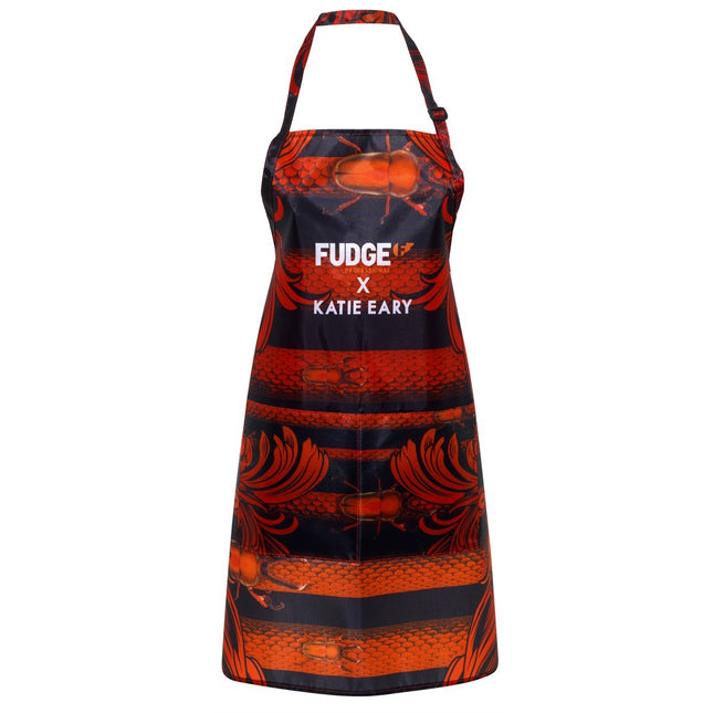 Fudge Professional Katie Eary – Hair Tinting Apron Unisex, Red/Black