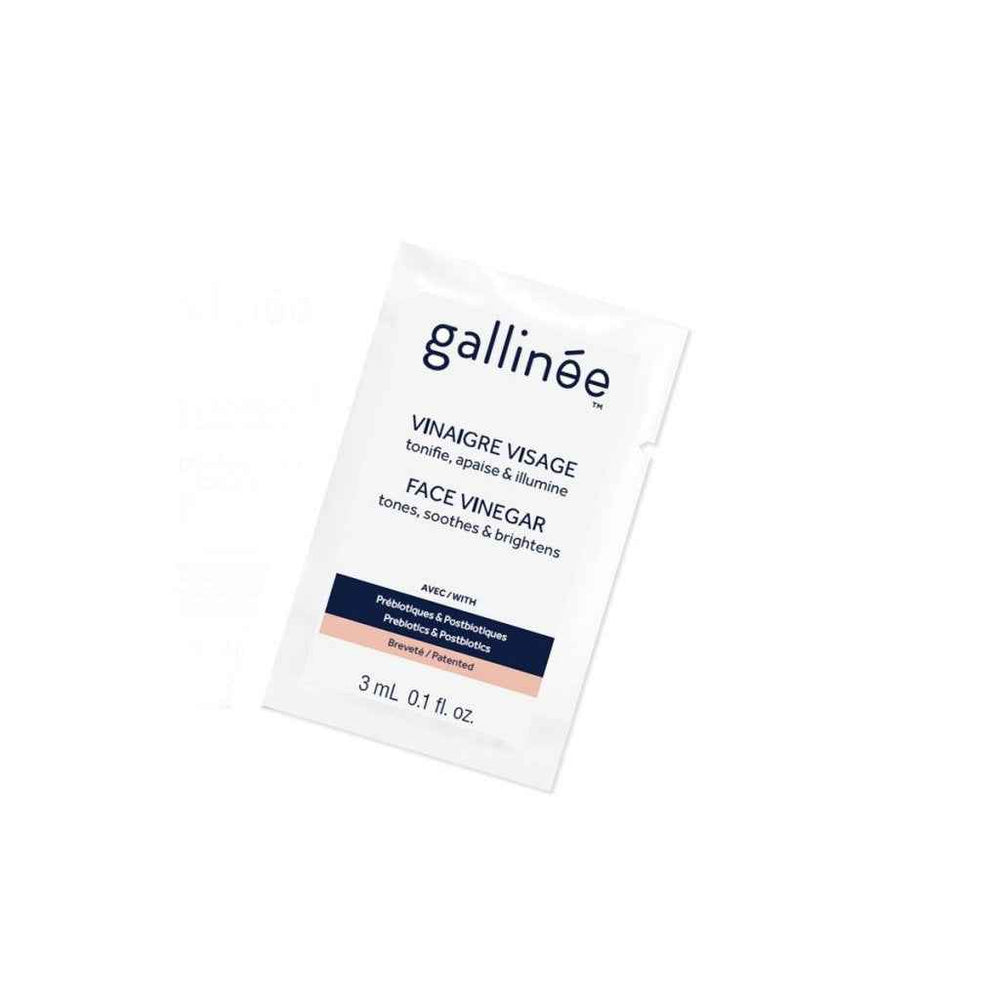 Gallinee Microbiome Skincare Apple Cider Vinegar Tones/Soothes & Brightens – Tonic Lotion for Women, For Face, 3 ml Sample