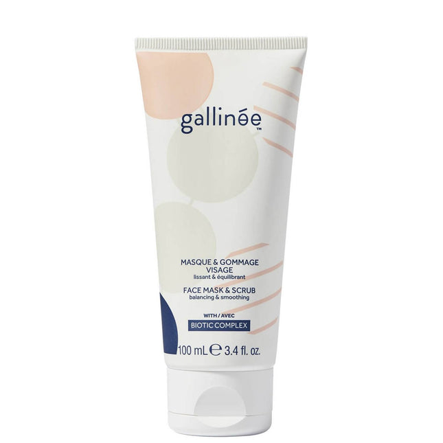 Gallinee Microbiome Skincare Biotic Complex Smoothing – Scrub Mask for Women, For Face, 100 ml Tester