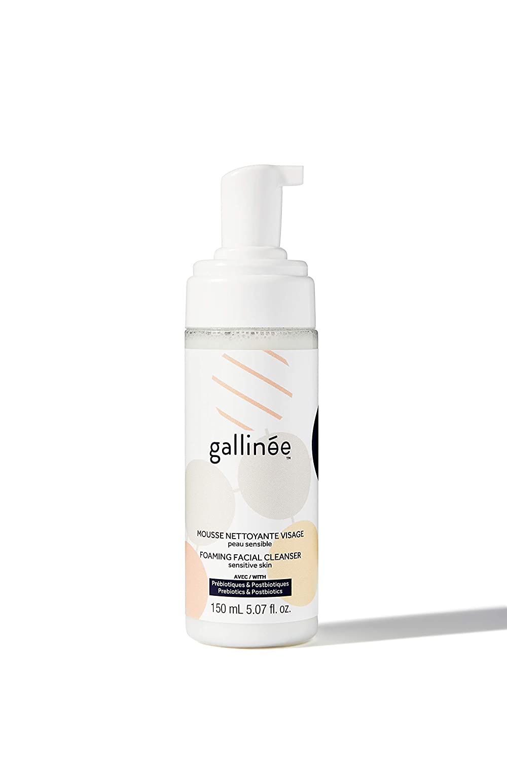 Gallinee Microbiome Skincare Prebiotics & Postbiotics Purifying – Cleansing Foaming Cream for Women, 150 ml