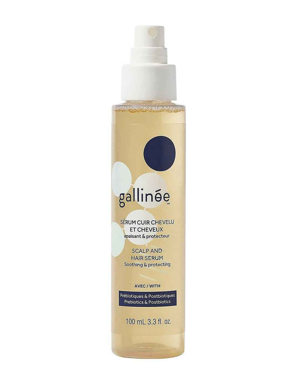 Gallinee Hair Care Prebiotics & Postbiotics – Hair Serum for Women, Soothing, 100 ml