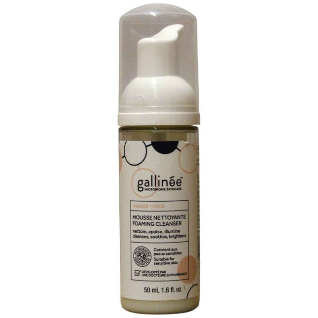 Gallinee Microbiome Skincare Prebiotics & Postbiotics Purifying – Cleansing Foam for Women, 50 ml