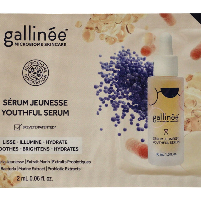 Gallinee Microbiome Skincare Prebiotics & Probiotics & Postbiotics Anti-Ageing Daily – Serum for Women, For Face, 2 ml