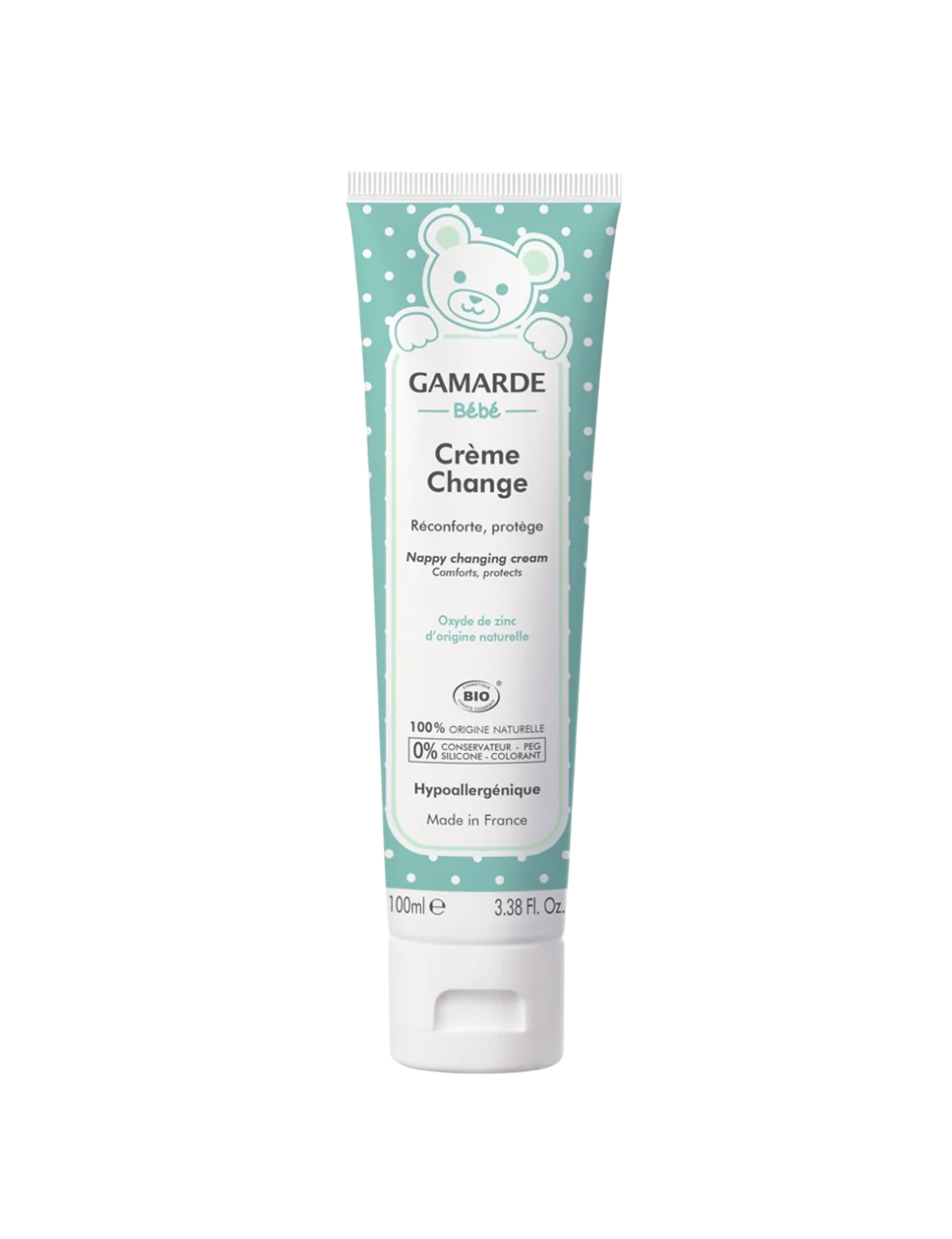 Gamarde Baby Anti-Irritation – Body Cream for Children, At each diaper change, 100 g