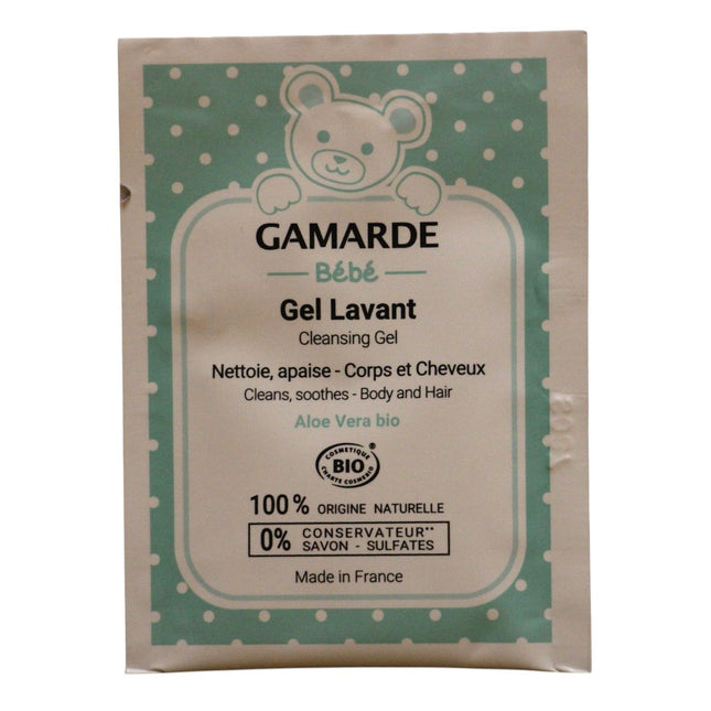 Gamarde Baby Bio Cleansing – Body Gel for Children, 3 ml Sample