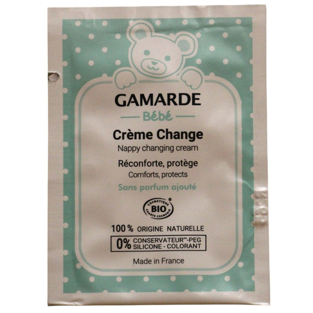 Gamarde Baby Bio Protective At each diaper change – Cream for Children, Nappy Area, 3 ml Sample