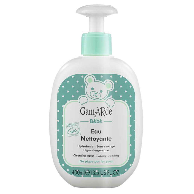 Gamarde Baby Cleansing & Hydrating – Fragrance Water for Children, For Face, Body & Diaper Area, 400 ml