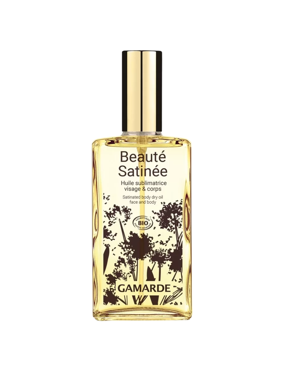 Gamarde Beauty Satinee Bio Dry Oil Hydrates Fragrance – Dry Body Oil for Women, 100 ml