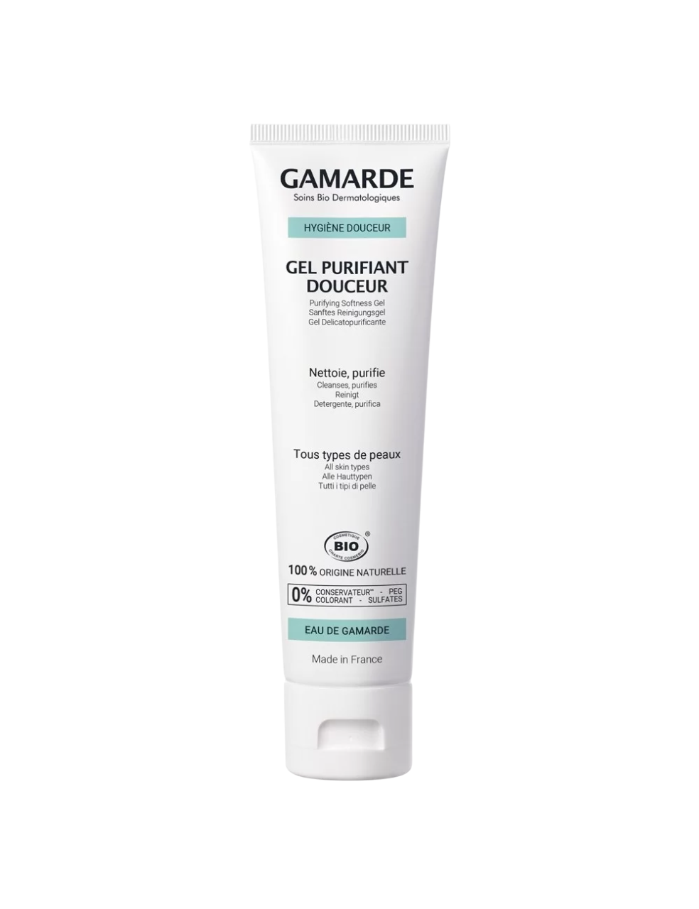 Gamarde Bio Purifying – Cleansing Gel for Women, Face, 100 ml