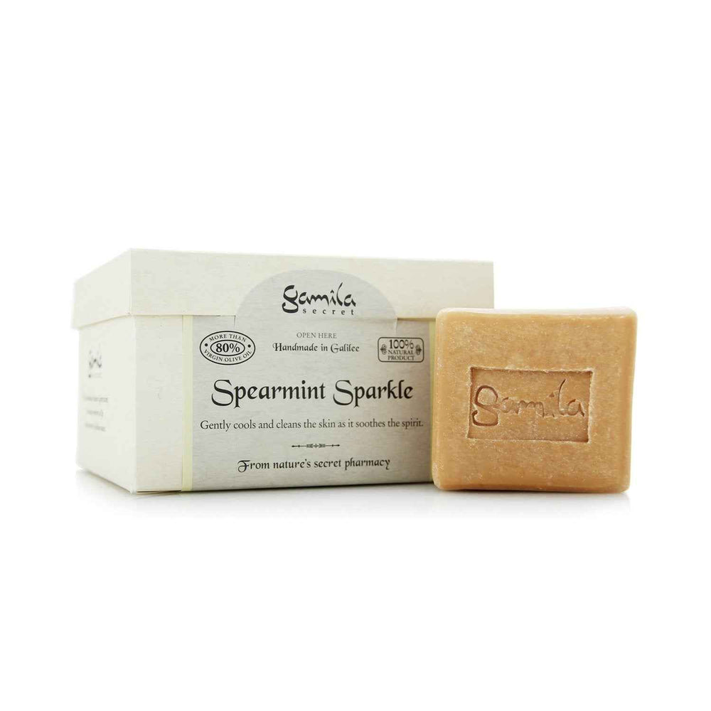 Gamila Secret Spearmint Sparkle Cleansing – Scented Soap Bar for Women, For Face & Body, 115 g