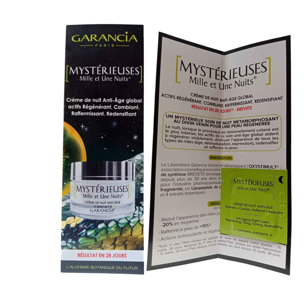 Garancia Mysterieuses Mille et Une Nuits Anti-Ageing Night – Cream for Women, For Face, 1 ml Sample