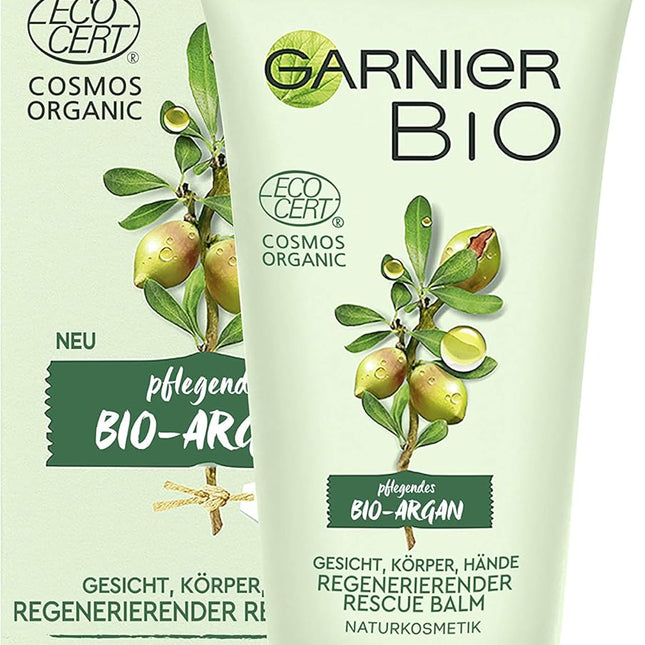 Garnier Bio - Argan Nutriente Argan Oil – Body Balm for Women, Face, Body, Hands, 50 ml
