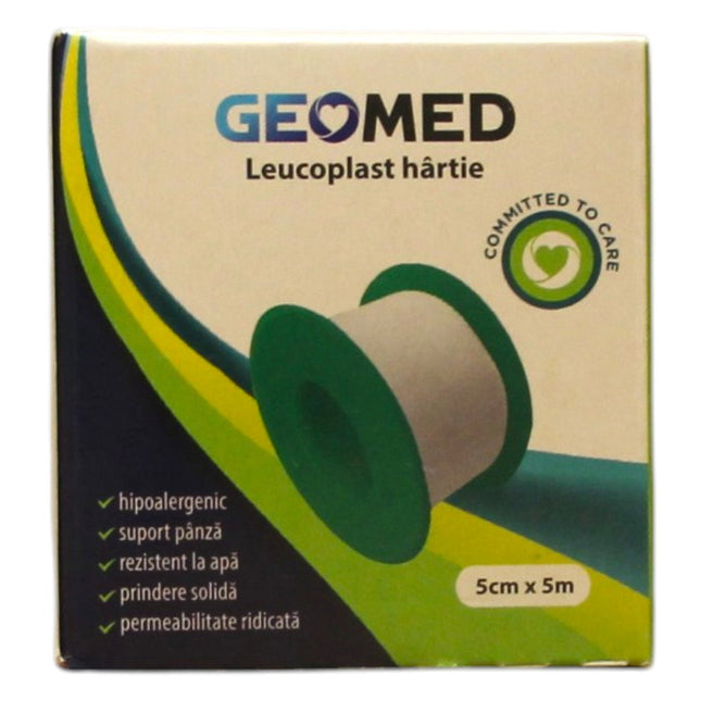 Geomed Leukoplast Unisex, Paper, 5 cm x 5 m