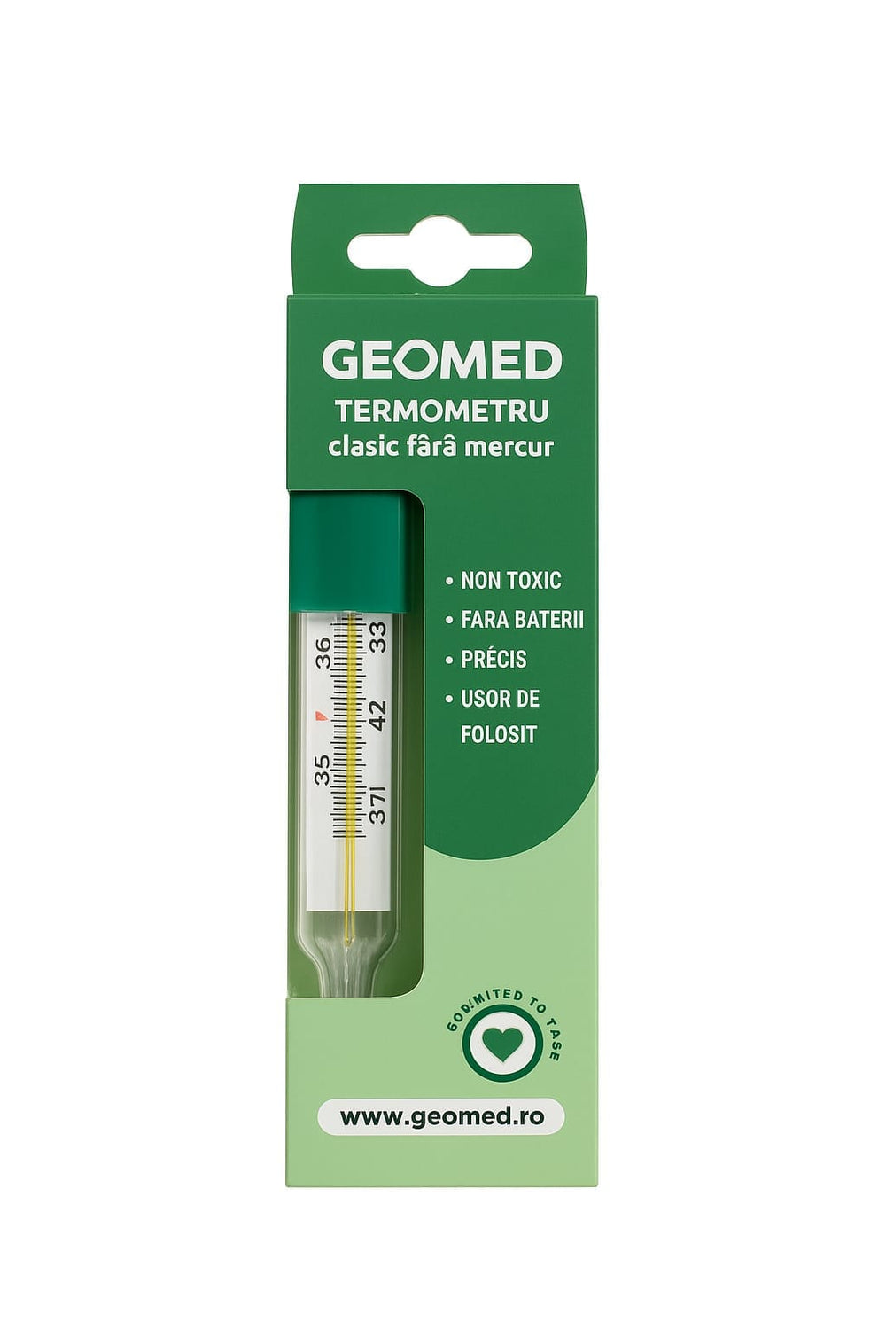 Geomed Mercur Free – Thermometer Unisex, Under Arm