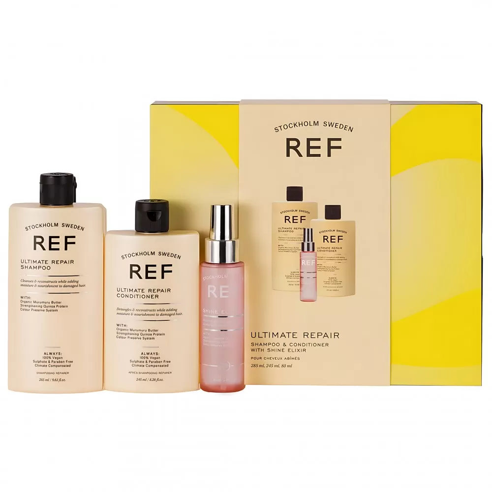 Ref Stockholm Gift Box Set Ref Stockholm: Ultimate Repair Sulfates-Free – Hair Shampoo Unisex, Repairing & Strengthening,…