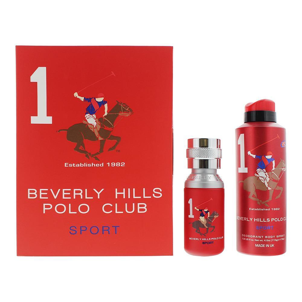 Beverly Hills Polo Club Gift Set Beverly Hills Polo Club: 1982 - Sport 1 – Eau de Toilette for Men, 50 ml + 1982 - Sport 1,…