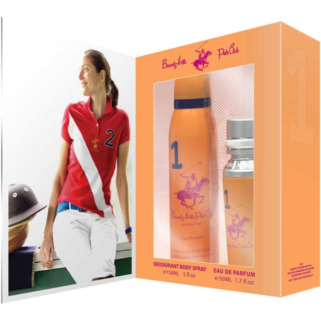 Beverly Hills Polo Club Gift Set Beverly Hills Polo Club: 1982 - Sport 1 – Eau de Parfum for Women, 50 ml + 1982 - Sport 1,…