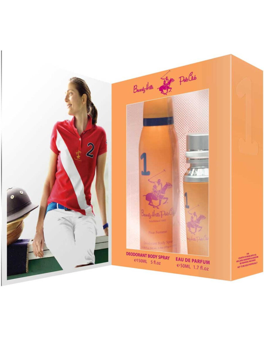 Beverly Hills Polo Club Gift Set Beverly Hills Polo Club: 1982 - Sport 1 – Eau de Parfum for Women, 50 ml + 1982 - Sport 1,…