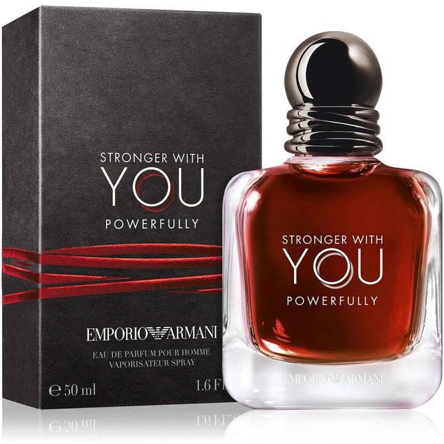 Giorgio Armani Stronger With You Powerfully – Eau de Parfum for Men, 50 ml