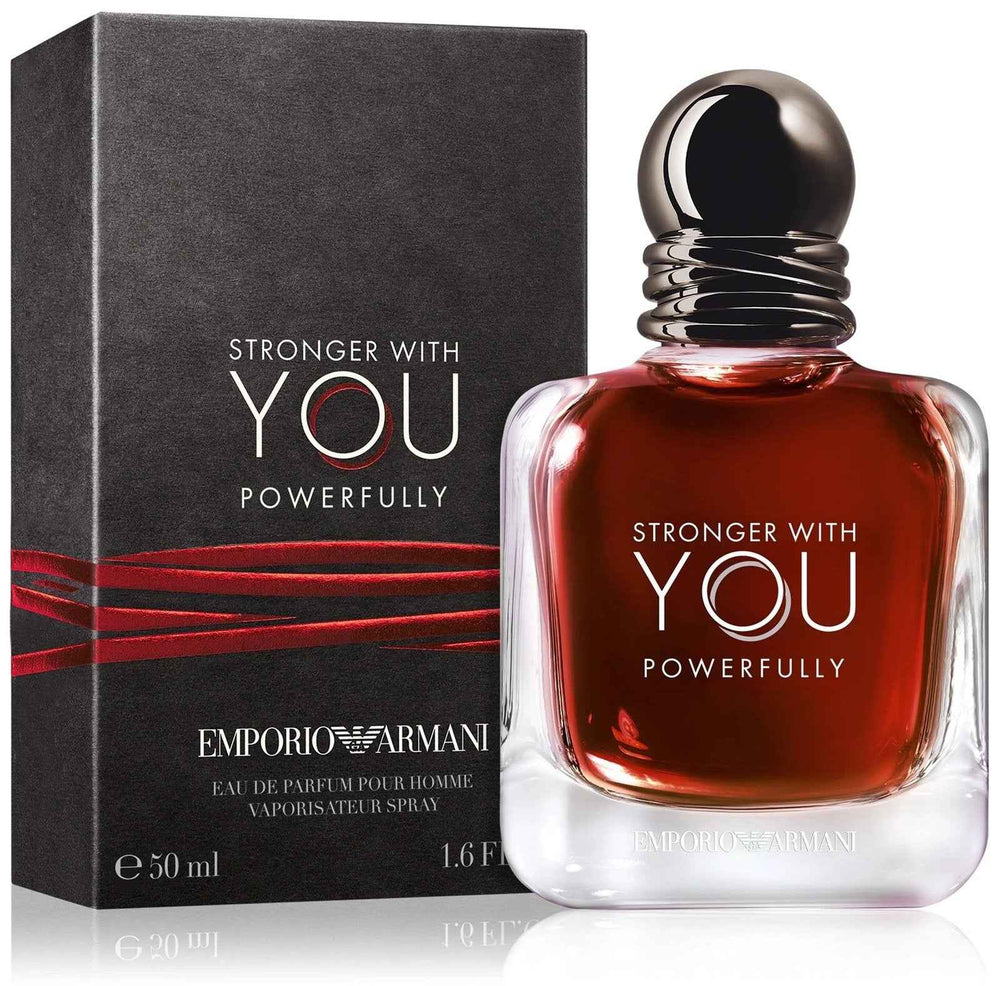 Giorgio Armani Stronger With You Powerfully – Eau de Parfum for Men, 50 ml