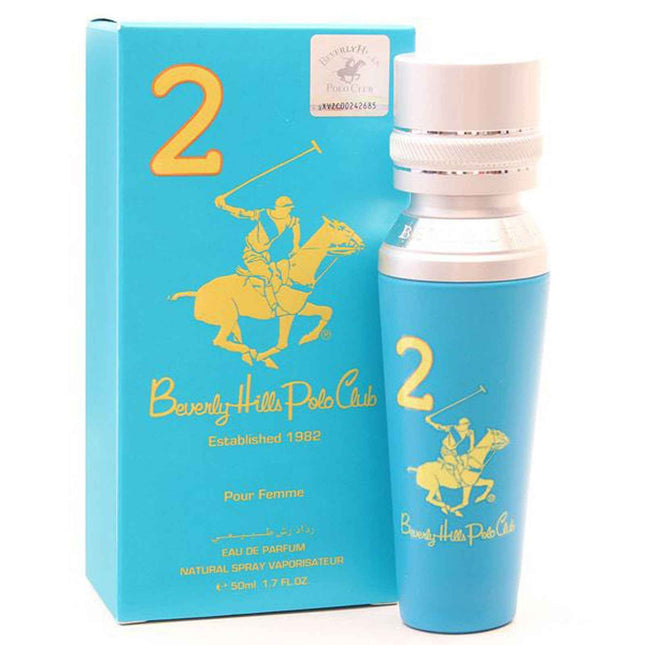 Beverly Hills Polo Club No. 2 – Eau de Parfum for Women, 50 ml