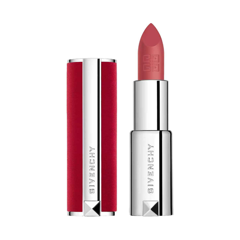Givenchy Le Rouge Deep Velvet Matte – Cream Lipstick for Women, N12, 3.4 g