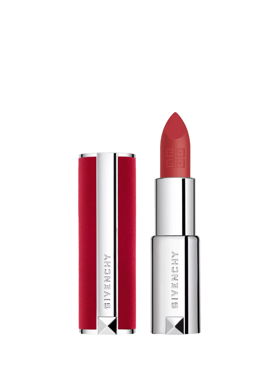 Givenchy Le Rouge Deep Velvet Matte – Cream Lipstick for Women, N27, 3.4 g